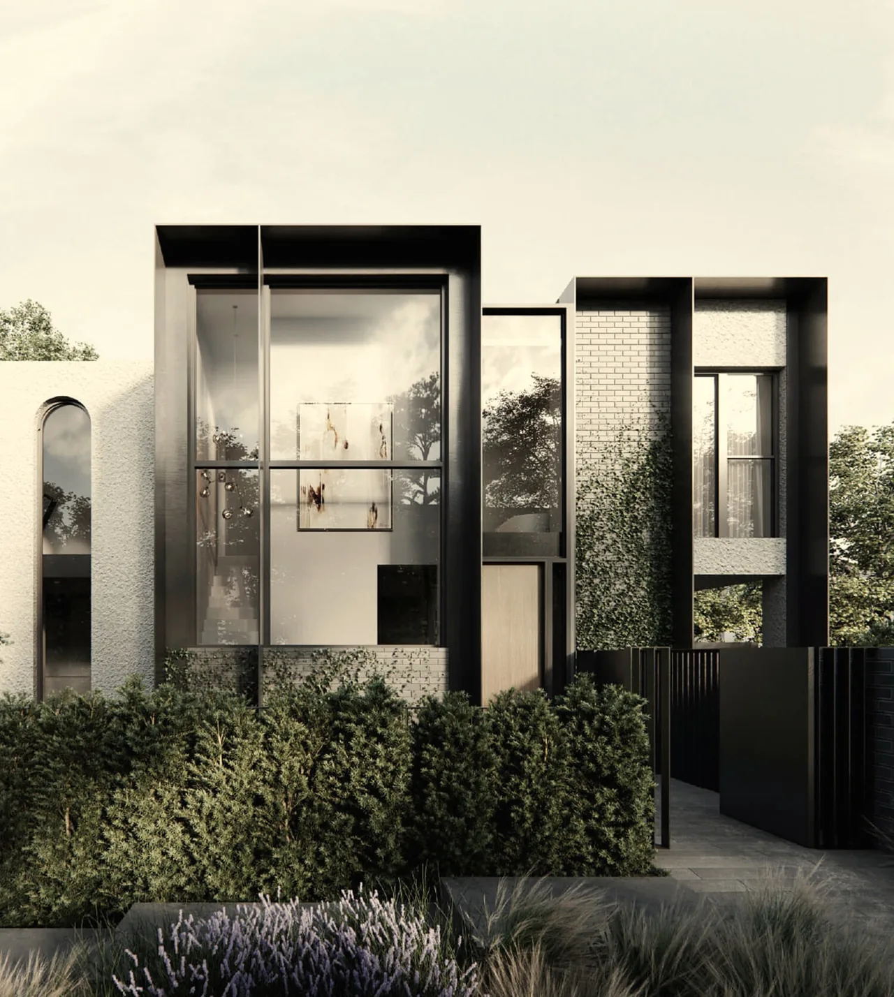 Contemporary townhouse development — Kew